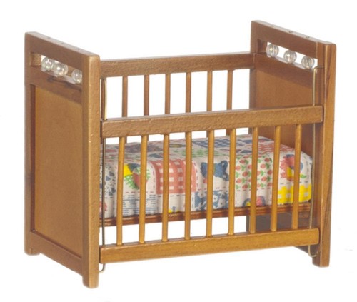 Dolls house walnut wooden - house,
