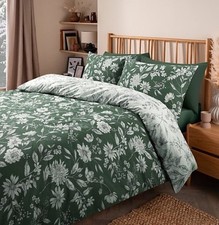 Asda Green Etched Floral