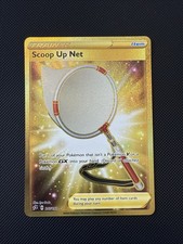 Pokémon TCG Scoop Up Net Gold Rebel Clash Card 207/192 Small Dent
