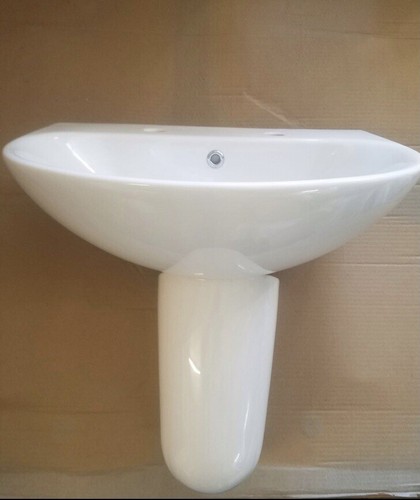 Wash basin with half - wash,