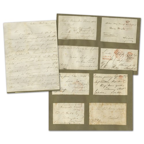 Signed letter fronts - signed,