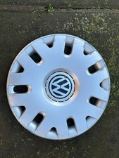 VOLKSWAGEN FOX 14" WHEEL TRIM X 1 HUB CAP GENUINE VW  6Q0601147L CLIP ON TYPE