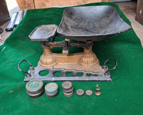 Antique vintage cast iron - vintage,
