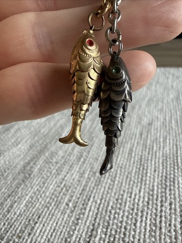 Vintage articulated koi fish - articulated,