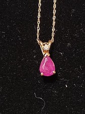Cute 14kt CCC Gold Ruby &