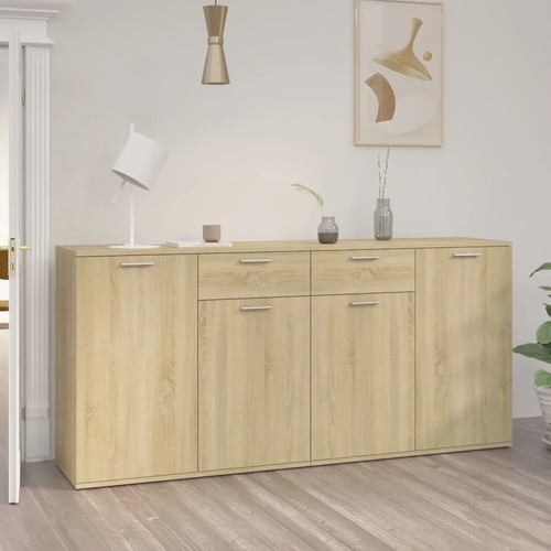 Modern wooden large sideboard - modern,