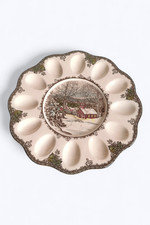 Ceramic Egg Plate 30cm Serving