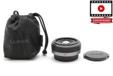 [Unused w/ Case] Panasonic LUMIX G 20mm f1.7 ASPH Pancake Lens H-H020 From JAPAN