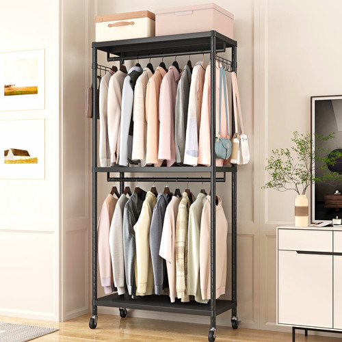 Metal freestanding clothes - freestanding,
