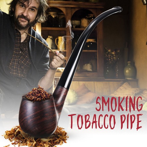 Long stem churchwarden pipe - churchwarden,