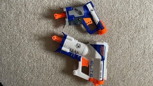 Nerf gun jolt and triad - and,