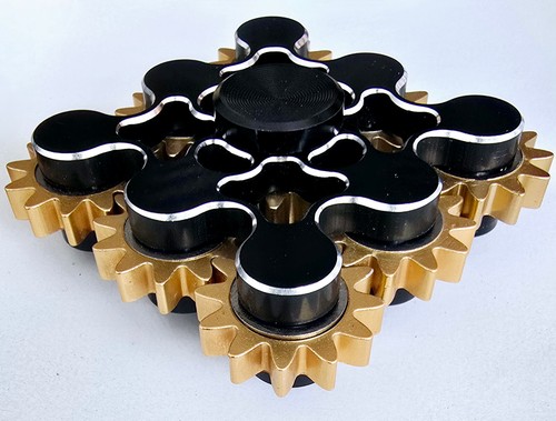 Gear metal fidget spinners - metal,