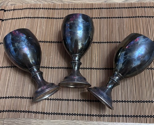 Vintage set silver tone - set, 3