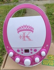 Easy Karaoke CD Player Machine with Mic – Kids Christmas Party Fun!