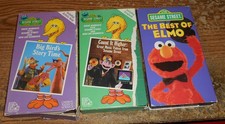 SESAME STREET VHS LOT/3