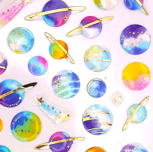 Kawaii epoxy stickers - kawaii,