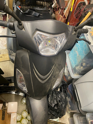 Black wheel mobility scooter - black,
