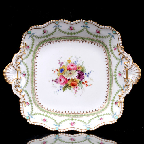 Royal worcester square plate - worcester,