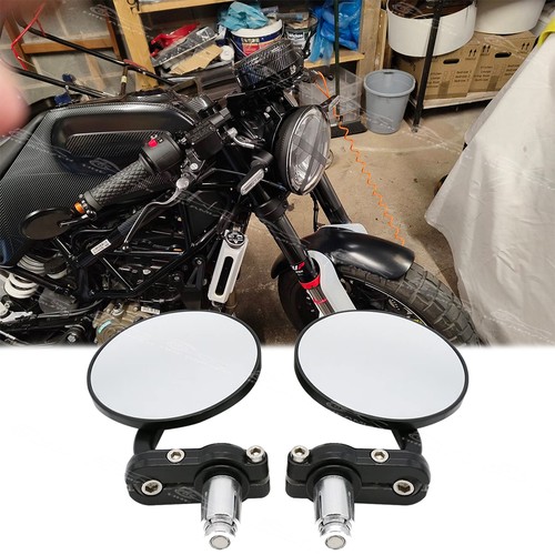Black pair round - black, motorcycle
