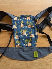 Sling Carrier for Dolls/Teddies. Adjustable. Boba Baby Carrier Blue Bear Pattern