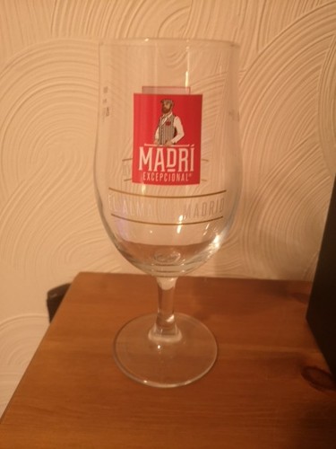 Madri pint glass and - 5, x