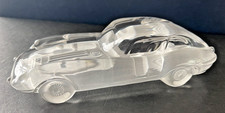 Hofbauer  Style Jaguar E Type Glass Paperweight
