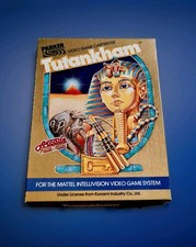 Mattel Intellivision TUTANKHAM Parker Brothers  Video Game complete (Rare) vgc.