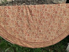 Country & Eastern Indian Hand Block Printed Round Tablecloth 170cm Diameter (B81