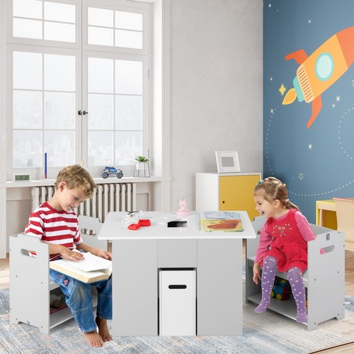 Kids table chair set - 4-in-1,