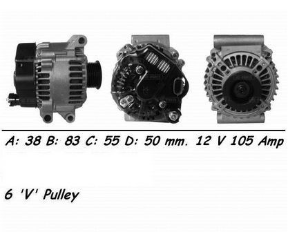 Wai alternator 105amp for mini - wai,