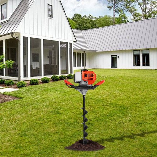 Gas powered post hole digger - gas,