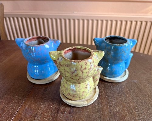 Set ceramic animal small - of,