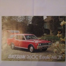 DATSUN 260 C 260C Estate MKII MK II UK Market Original Car Sales Brochure 1976