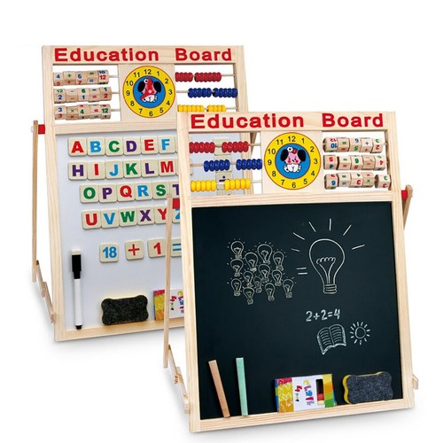 Kids easel wooden 6in1 - easel, -wooden