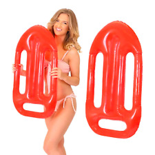 73 CM INFLATABLE LIFEGUARD FLOAT RED LIFE SAVER FANCY DRESS ACCESSORY BEACH STAG