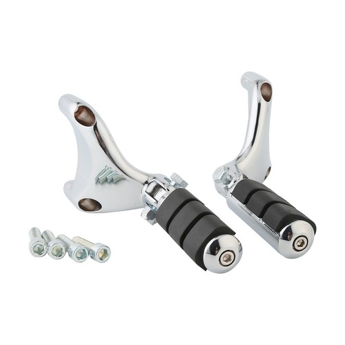 Chrome rear passenger footpeg - chrome,