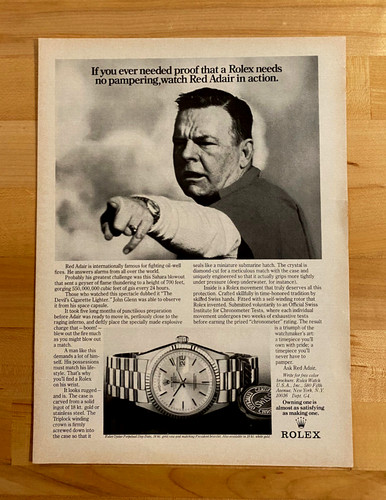 1973 print rolex - ad,