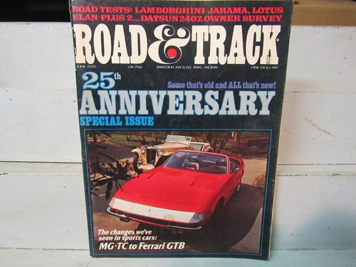 Road track magazine jun 1972 - &track,