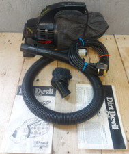Vintage Vacuum Cleaner Royal Dirti Devil Handy Zip Made In USA Model 153ZUK