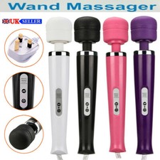 30 Speed Electric Massager Magic Wand Body Powerful 10 Vibration Modes UK