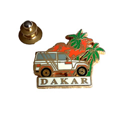 Pin's pins Lapel pin Rallye Raid Paris Dakar 4X4 Camel ZAMAC © T.S.O 93 ...