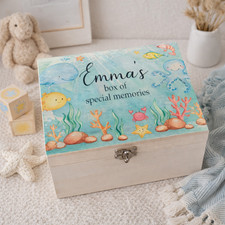 Ocean memory box, personalised
