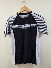 BJJ Rash Guard Ladies L Short Sleeve TATAMI White Belt