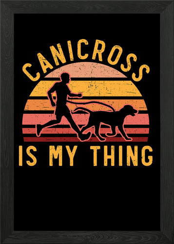 Canicross thing framed - my,