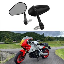 7/8" Motorcycle Handle Bar End Rearview Mirror For Yamaha XSR125 XSR700 XSR900