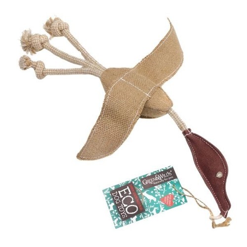 Eco dog toy green - dog, &