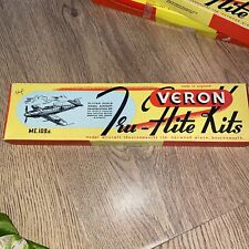 Vintage Veron Flying Scale Model Kit ME 109.G TRU-FLITE MADE IN ENGLAND