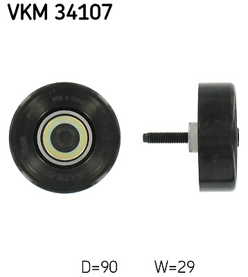 Vkm 34107 skf deflection - 34107, deflection/guide