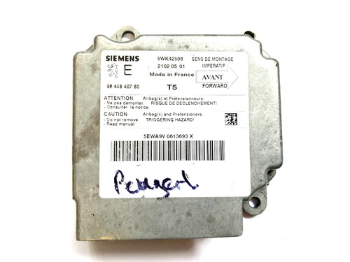 Peugeot 307 srs airbag - srs, crash