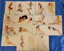 17 x Modern Postcard: PIN-UP GIRL from Vintage ESQUIRE Magazine.